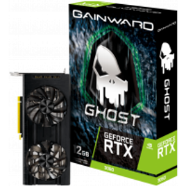 Placa de Vídeo GeForce RTX 3060 Ghost LHR 12GB GDDR6 DLSS Ray Tracing NE63060019K9-190AU - Gainward