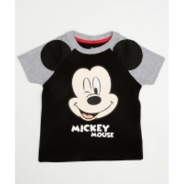 Imagem da oferta Camiseta Infantil Estampa Mickey Manga Curta Disney