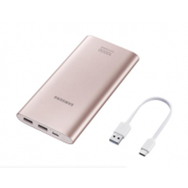 Imagem da oferta Bateria Externa Samsung Carga Rápida 10.000MAH USB Tipo C - Rose