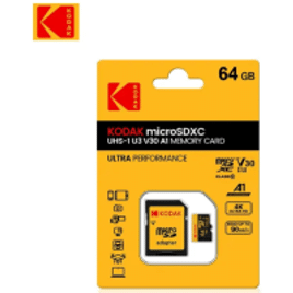 Imagem da oferta Cartão de Memória Kodak Micro Sd - 64GB