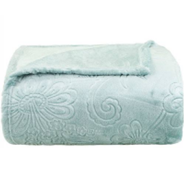 Imagem da oferta Cobertor King Flannel 3D Floral - Casa & Conforto