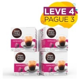 Imagem da oferta Combo de Espresso Leve 4 Pague 3  - NESCAFÉ Dolce Gusto