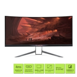 Imagem da oferta Monitor Acer Predator Curvo X34 Ultra Wide 34" Resolução Qhd 3440x1440 100hz