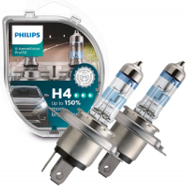Imagem da oferta Lâmpada Philips Xtreme Vision Pro H4 3400k 12v + 150% Iluminação
