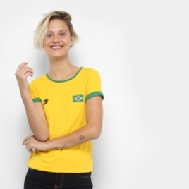Imagem da oferta Camisa Lotto Brasil Feminina - Tam GG