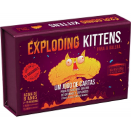 Jogo de Cartas Exploding Kittens para a Galera - Galápagos Jogos