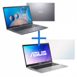 Kit Notebook ASUS Celeron Dual Core N4020 15,6'' 256GB SSD 4GB RAM Linux X515MA-BR765 + Notebook ASUS 128GB SSD 4GB RAM W11 PRO 14'' E410MA-BV1873X