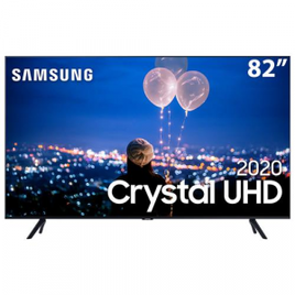 Imagem da oferta Smart TV Samsung Crystal UHD TU8000 4K 82" Borda Infinita Visual Livre de Cabos e Wi-Fi - UN82TU8000GXZD