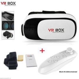 Imagem da oferta Oculos Vr Box Realidade Virtual 3d + Controle bluetooth