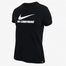 Imagem da oferta Camiseta Nike Corinthians Swoosh Club - Feminina