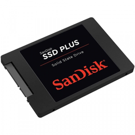 Imagem da oferta SSD Sandisk Plus 240GB SATA Leitura 530MB/s Gravação 440MB/s - SDSSDA-240G-G26