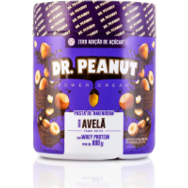 Imagem da oferta Pasta de Amendoim Avelã com Whey Protein Dr Peanut - 600g