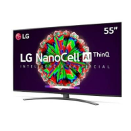 Imagem da oferta Smart TV 4K NanoCell IPS 55” LG 55NANO81 ThinQ + Smart Magic