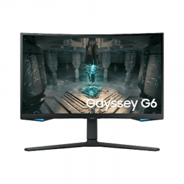 Imagem da oferta Monitor Gamer Curvo Samsung Odyssey G6 27" WQHD 240Hz 1MS Tizen HDMI DP USB Bluetooth Freesync - LS27BG650ELXZD