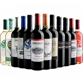 Esquenta Black Fiday na Evino: Kit de 12 Vinhos