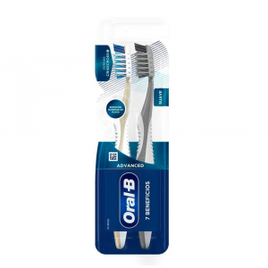 Imagem da oferta Escova Dental Oral-B Advanced 7 Benefícios 2 Unidades