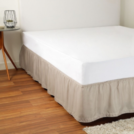 Saia Box Queen com Elástico Microfibra Margot - Basic+