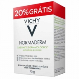 Imagem da oferta Sabonete Facial de Limpeza Profunda Normaderm 70g - Vichy