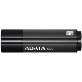 Pen Drive 512GB Adata S102 PRO USB 3.2 Cinza Titânio - AS102P-512G-RGY