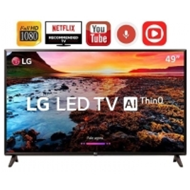 Imagem da oferta Smart TV LED 49" LG 49LK5700 Full HD com Conversor Digital 2 HDMI 1 USB Wi-Fi Webos 4.0 Quick Access 60Hz - Preta