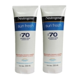 Imagem da oferta Kit Com 2 Protetores Solar Neutrogena Sun Fresh Corpo Fps 70 200ml