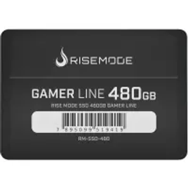 Imagem da oferta SSD Rise Mode Gamer Line 480GB Sata III Leitura 535MBs e Gravação 435MBs - RM-SSD-480