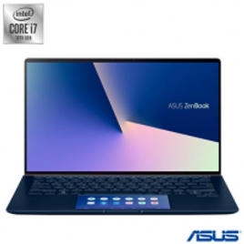 Imagem da oferta Notebook Asus, Intel® Core™ I7 10510u 8gb 256GB, Tela de 14" Azul Escuro Zenbook 14 - Ux434fac-A6340t