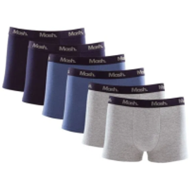Imagem da oferta Kit com 6 Cueca Boxer Mescla Cotton Elástico