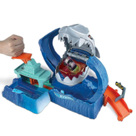 Imagem da oferta Brinquedo Pista Hot Wheels City: Robô Tubarão GJL12 - Mattel