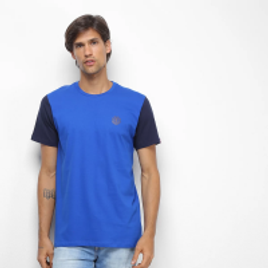 Imagem da oferta Camiseta Element Logo Masculina - Azul e Marinho