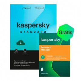 Imagem da oferta Antivírus Kaspersky Standard + Kaspersky Password Manager 1 Dispositivo 1 Ano Digital para Download - KL1058KDAFS