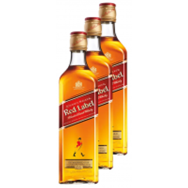 Imagem da oferta 3 Unidades Whisky Johnnie Walker Red Label 500ml