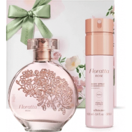 Imagem da oferta Kit Presente Dia das Mães Floratta Rose Desodorante Colônia 75ml + Body Spray 100ml + Caixa de Presente