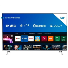 Imagem da oferta Smart TV LED 50" 4K Philips 50PUG6654/78 Bluetooth 3 HDMI 2 USB Wi-Fi