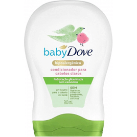 Imagem da oferta Baby Dove Condicionador Infantil 200Ml Hidratação Enriquecida Cabelos Claros Unit