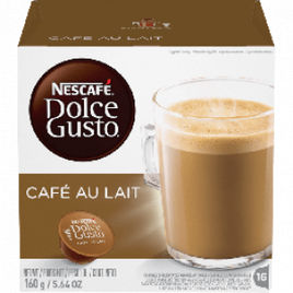 Imagem da oferta Cápsulas Café Au Lait (Café com Leite) - Nescafé Dolce Gusto