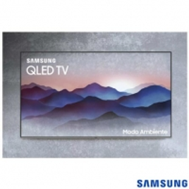 Imagem da oferta Smart TV QLED UHD 4K 55" Samsung 55Q6FN 2018 4 HDMI 3 USB Wi-Fi 120Hz - QN55Q6FNAGXZD