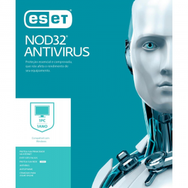 Imagem da oferta ESET Antivirus NOD32 1 PC, 1 Ano- Digital para Download