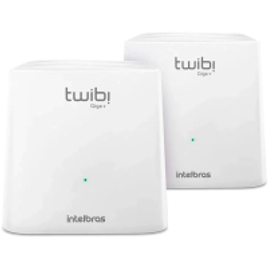 Roteador Wi-Fi Intelbras Twibi Giga+ AC1200 - 2 unidades Wi-Fi MESH Dual Band - 4750079