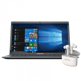 Imagem da oferta Notebook Positivo Motion Atom Z8350 4GB SSD 128GB HD Graphics 14,1" - Q4128C e Fone de Ouvido Bluetooth T01 TWS