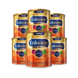 Kit com 6 Unidades Fórmula Infantil de Primeira Infância em PÓ Enfanutri 800g Cada