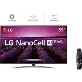 Imagem da oferta Smart TV LED LG 55'' 55SM8100 Ultra HD 4K com Conversor Digital 4 HDMI 3 USB Wi-Fi 60Hz - Preta