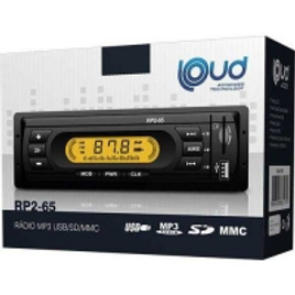 Imagem da oferta Rádio Mp3 Loud RP2-65 com USB SD e MMC