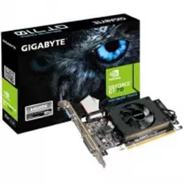 Imagem da oferta Placa de Vídeo Gigabyte NVIDIA GeForce GT 710 2G DDR3 - GV-N710D3-2GL