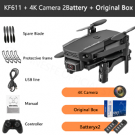 Imagem da oferta Drone Cevennesfe Mini Kf611 - 4K BOX 2B
