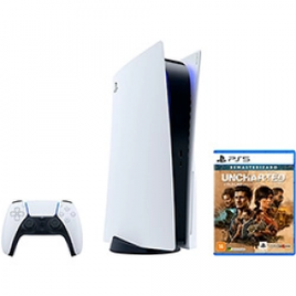 Console PlayStation 5 - PS5 Sony (Com leitor de Disco) + Jogo Uncharted: Coleção Legado dos Ladrões - PS5