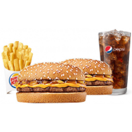 Imagem da oferta Compre 2 Cheddar + Batata Pequena e Refrigerante no Burger King