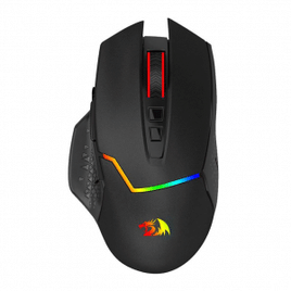 Imagem da oferta MOUSE GAMER REDRAGON MIREAGE PRO WIRELESS RGB 8000DPI 8 BOTOES PRETO M690-PRO