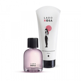 Imagem da oferta Kit Lado Rosa: Desodorante Colônia 75ml + Desodorante Loção Hidratante Corporal