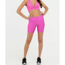 Imagem da oferta Bermuda Feminina Fitness Neon Metalizada